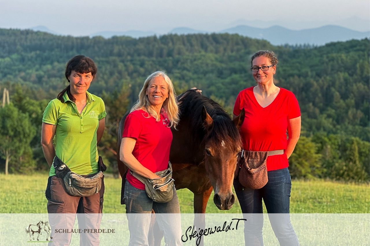 Deine Trainer beim Kurs (Ein-) Reiten mit positiver Verstärkung
