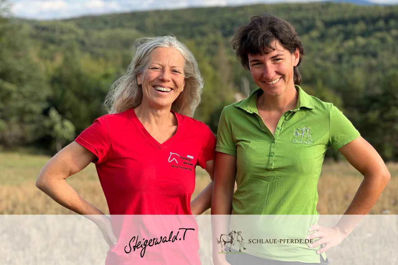 portrait-nina-conny Deine Trainer beim Kurs (Ein-) Reiten mit positiver Verstärkung